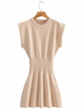 ZARA Ribbed Knit Mini Dress